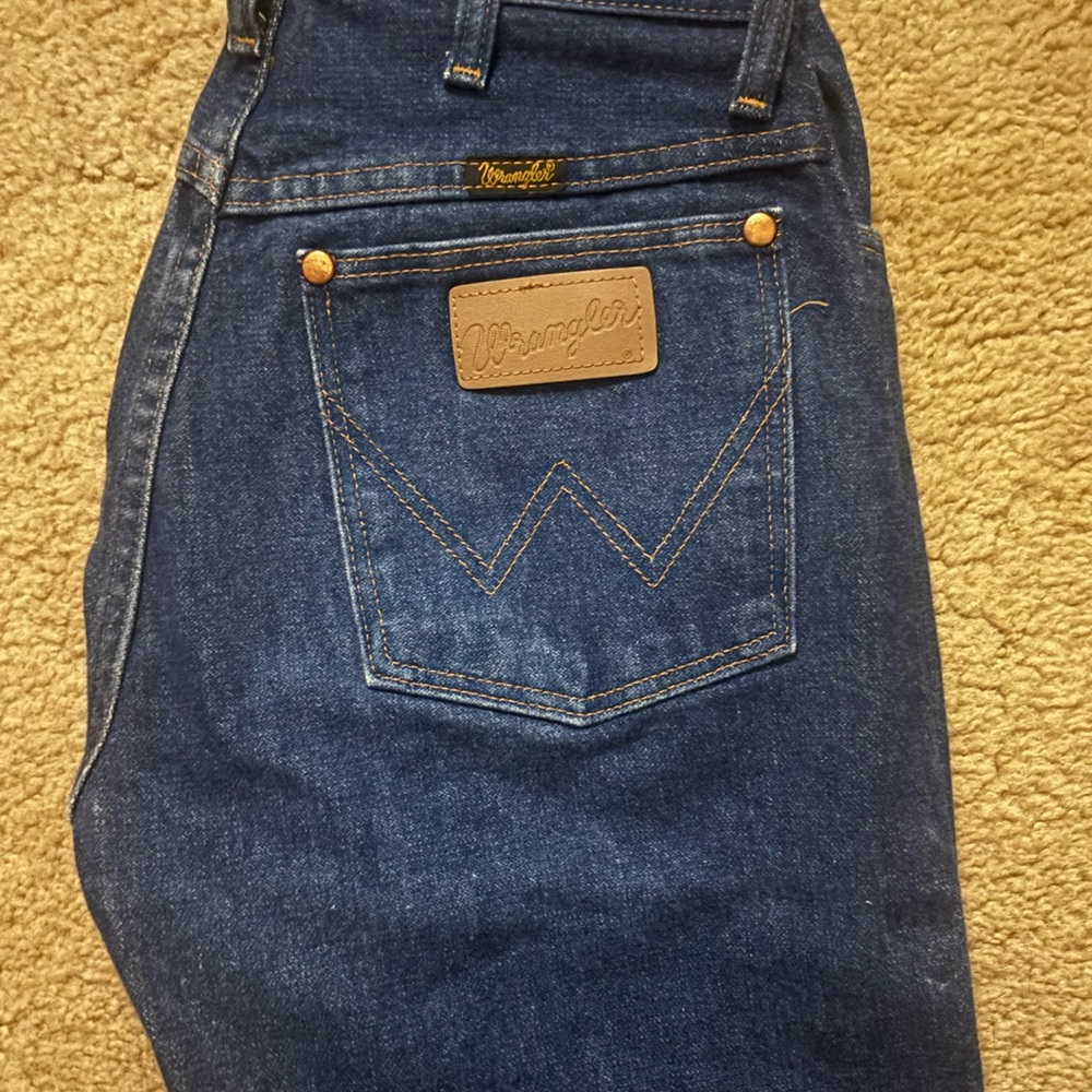 Wrangler Dark Blue Denim Pants